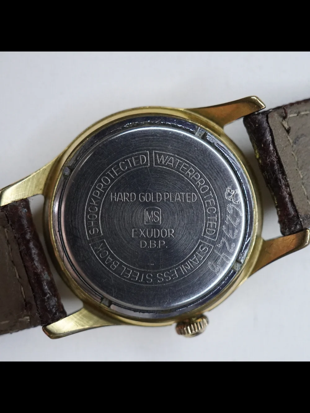 Vintage Konnexa 17 Rubis Antichoc Mechanical Men's Gold Plated Watch Runs